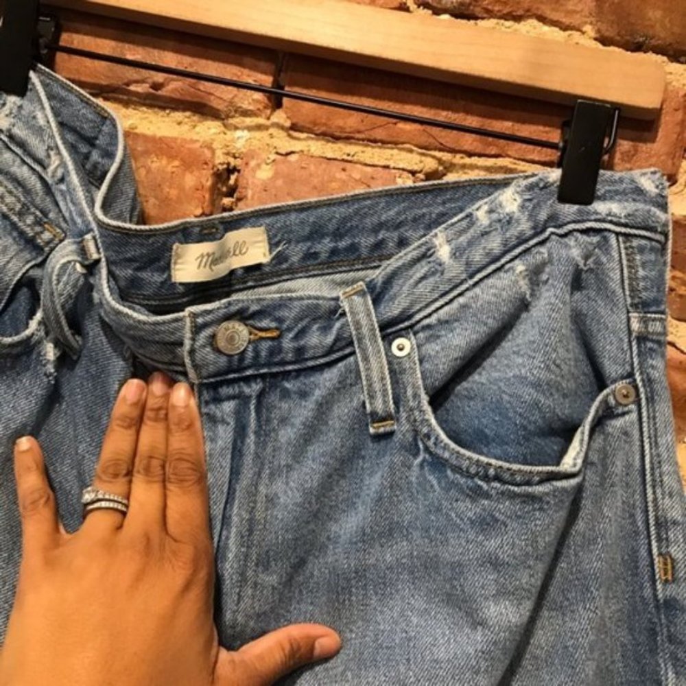Madewell Momjean in Melva Wash K9935 Size 32 - Picture 3 of 9